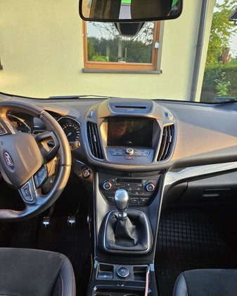 Ford Kuga cena 88000 przebieg: 65000, rok produkcji 2018 z Olsztyn małe 79
